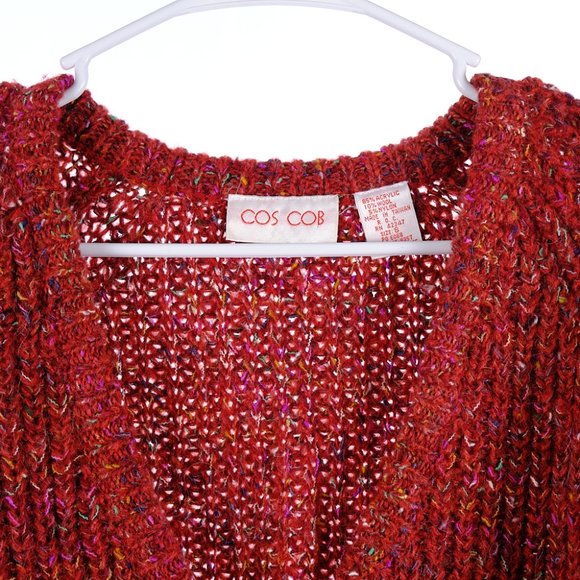 Vintage COS COB Deep V Neck Sweater Small - Picture 3 of 5